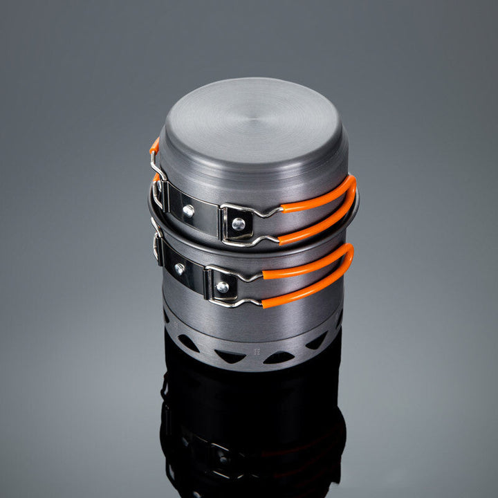 The Ultimate Outdoor Cooking Companion: Outdoor Heat-Collecting Single-Pot Camping Cookware