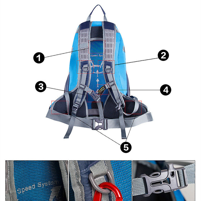 Leisure Backpack – Ideal for Hiking, Camping, and Cycling