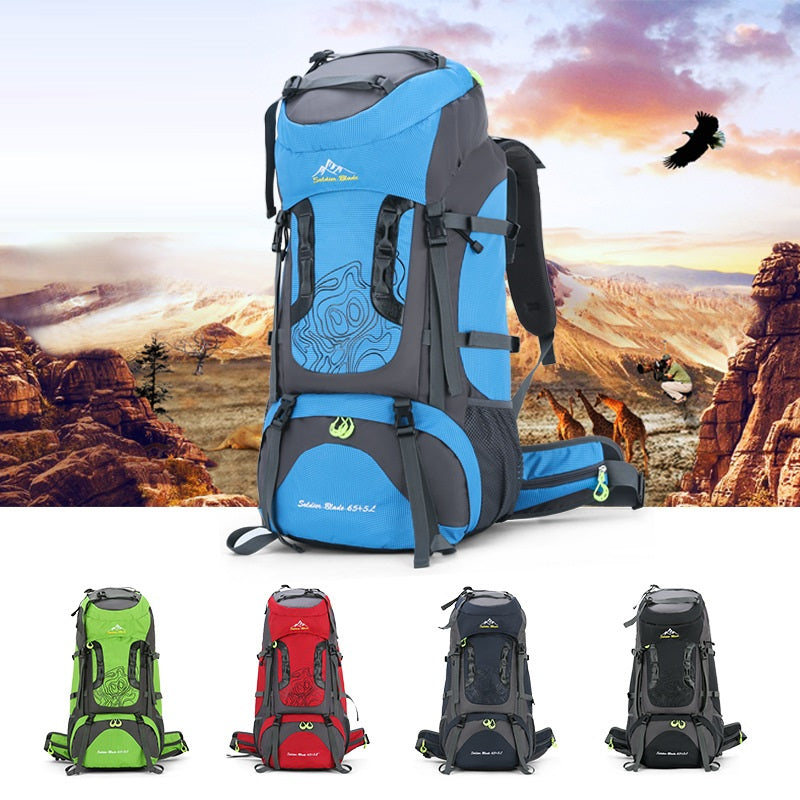 Waterproof Hiking Backpack – Large Capacity for Camping and Outdoor Use