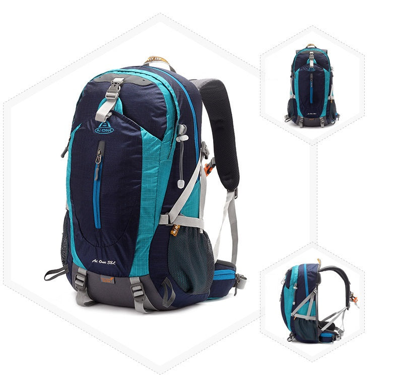 Outdoor Sports Nylon Backpack – Hiking, Mountaineering, and Travel