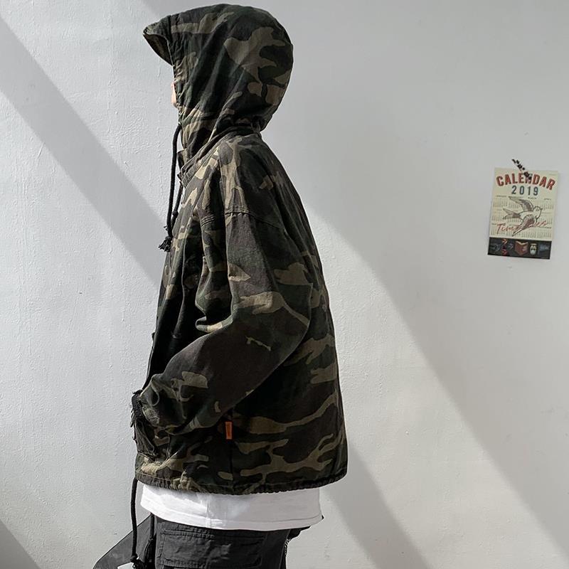 Trendy Camouflage Tooling Jacket