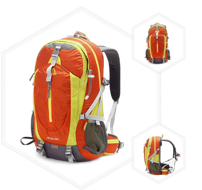 Outdoor Sports Nylon Backpack – Hiking, Mountaineering, and Travel
