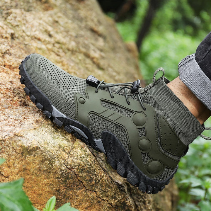 Men’s Large Size Lightweight High-Top Hiking Shoes