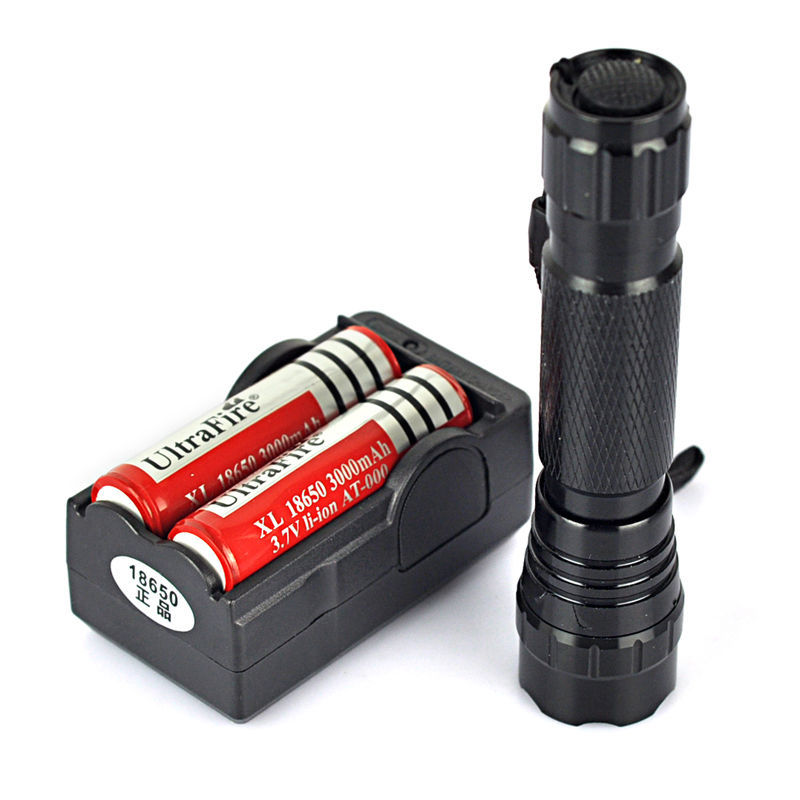 Rechargeable High-Power LED Long-Range Outdoor Flashlight