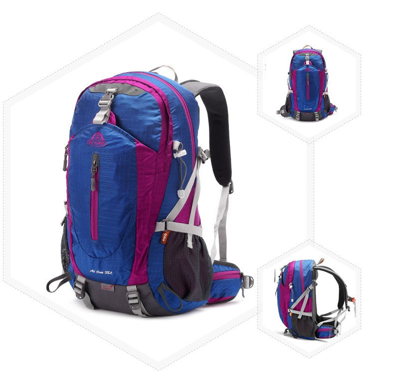 Outdoor Sports Nylon Backpack – Hiking, Mountaineering, and Travel
