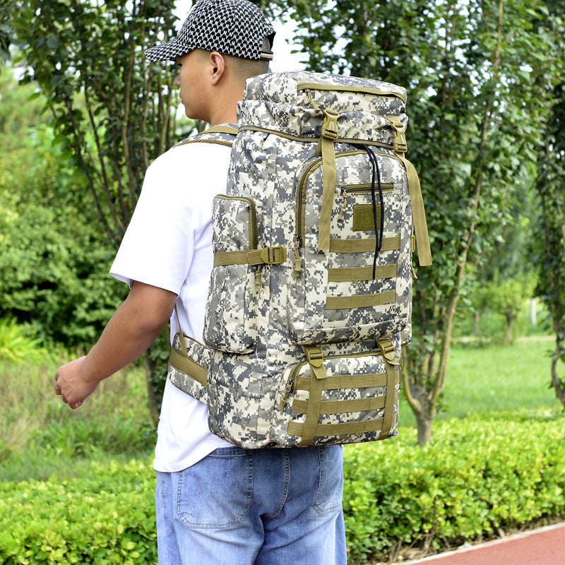 Camouflage Outdoor Backpack – Ideal for Mountaineering and Hiking