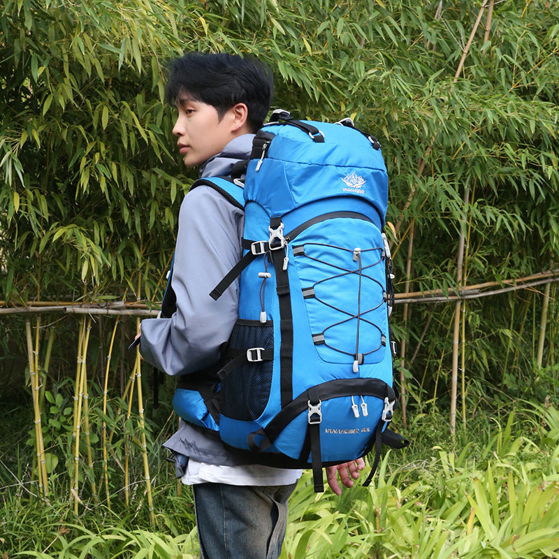 60L Large-Capacity Hiking Backpack – Camping, Travel, and Outdoor Sports